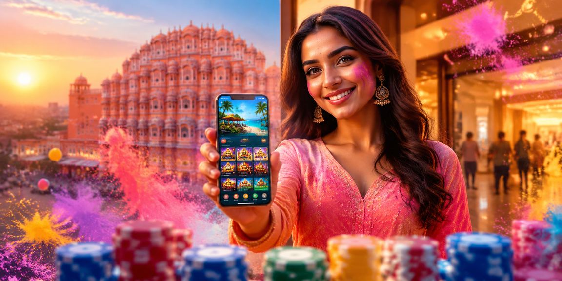 Joyful player celebrating responsible gaming on star111 app in Jaipur